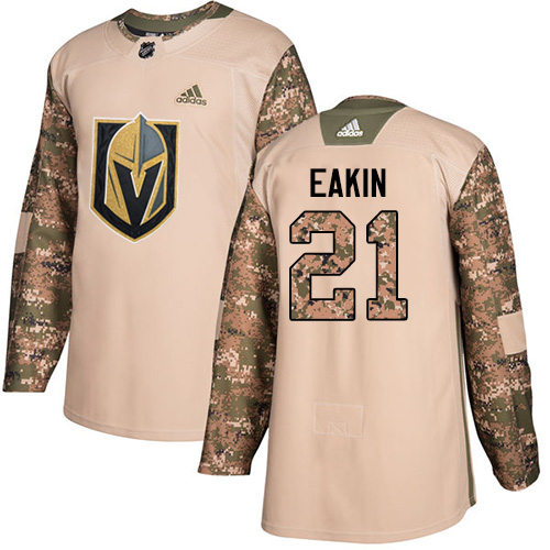 Adidas Golden Knights #21 Cody Eakin Camo Authentic Veterans Day Stitched NHL Jersey